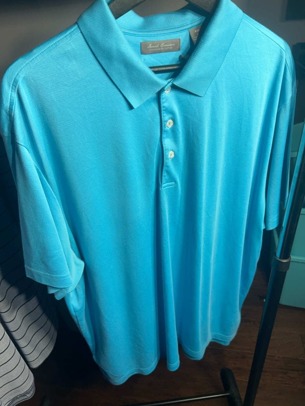 Daniel Cremieux Aqua Blue Polo Shirt